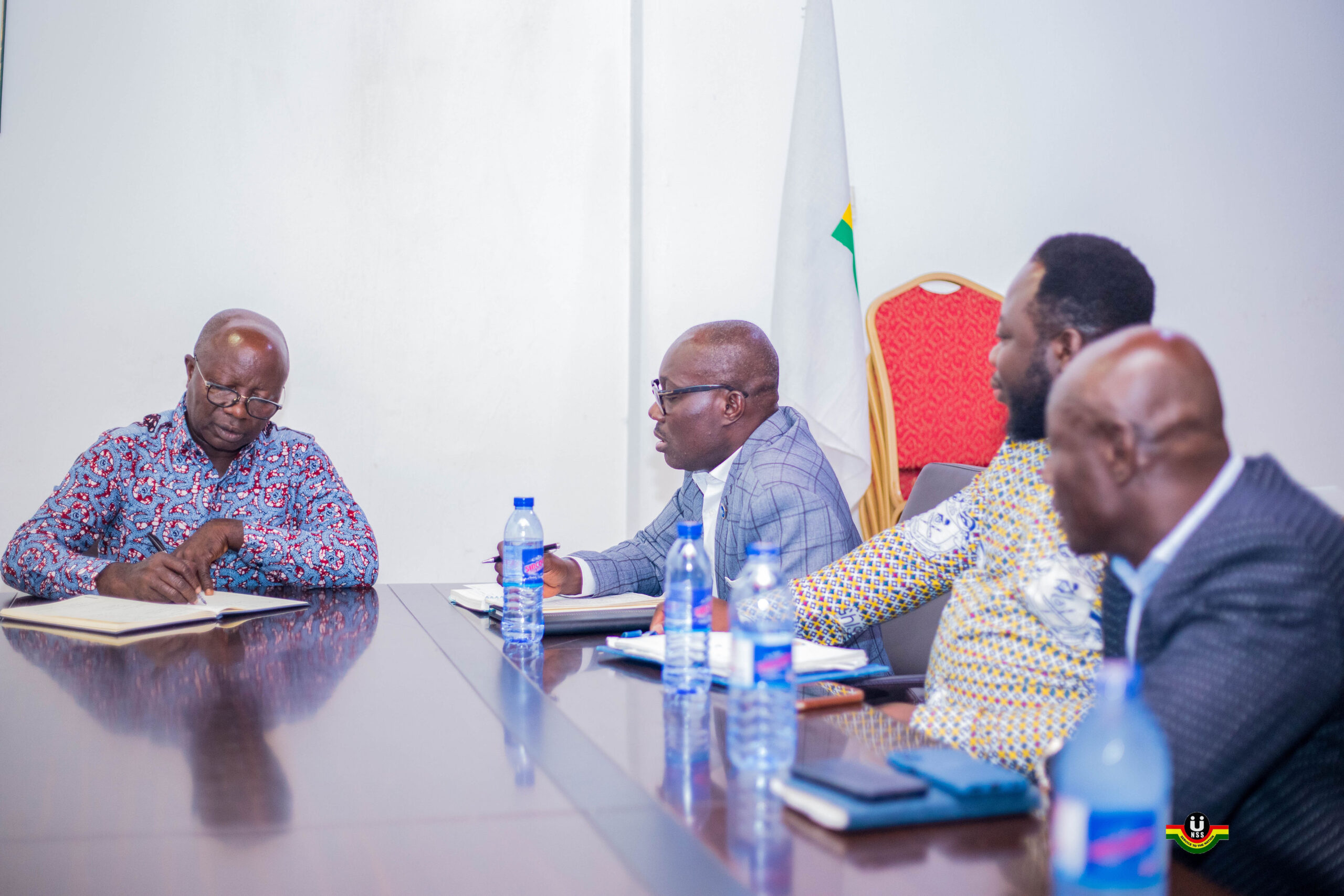 Ghana Institution of Surveyors Visit National Service Secretariat